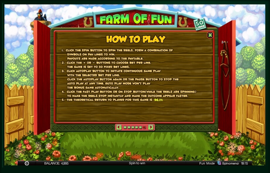 farm of fun slot machine detail image 0