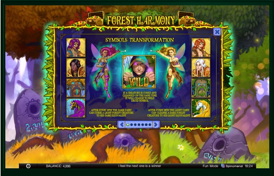 forest harmony slot machine detail image 6