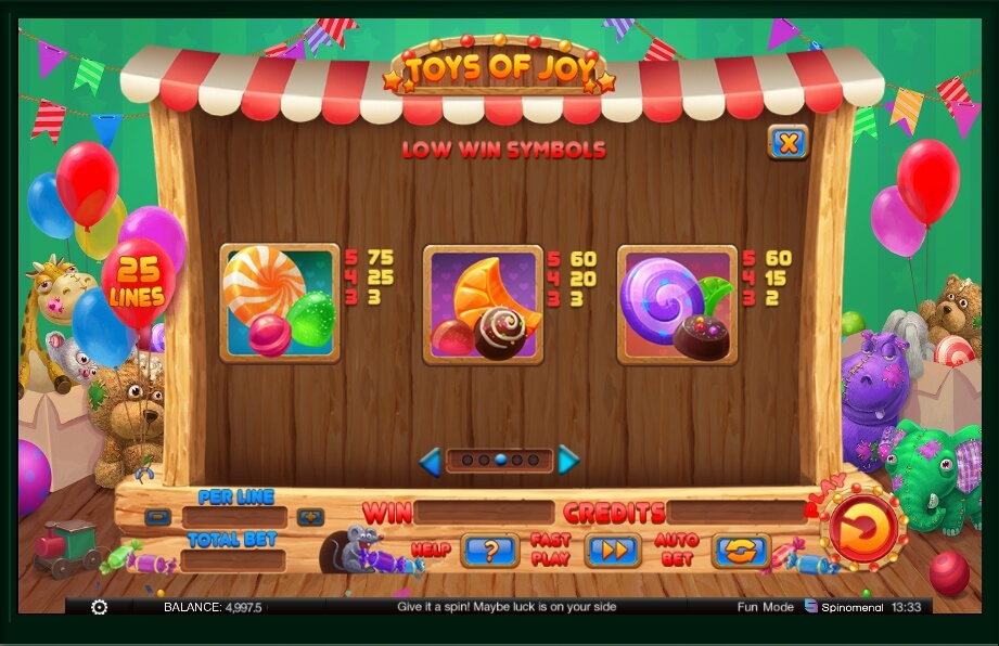 toys of joy slot machine detail image 2