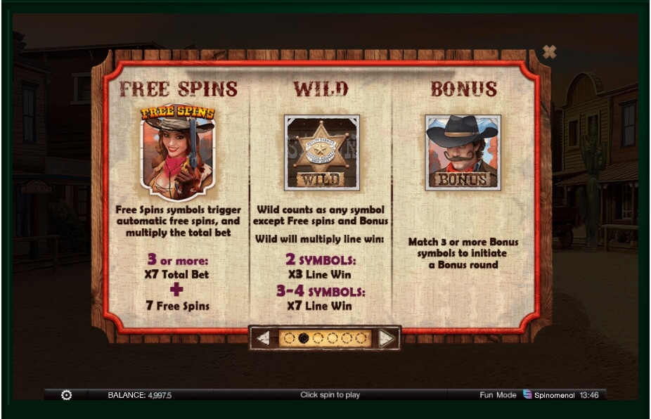 wild wild spin slot machine detail image 4