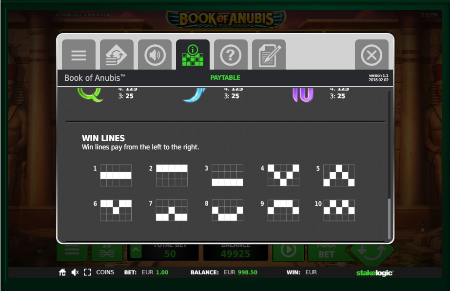 book of anubis slot machine detail image 0