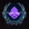 purple badge - super heroes