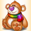teddy bear with scarf - teddy bears picnic