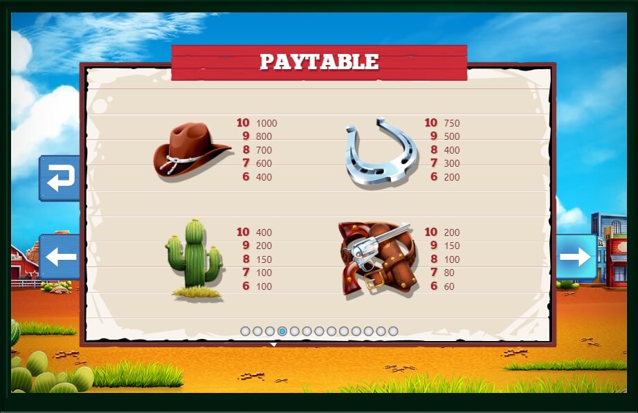 cash cowboys slot machine detail image 5