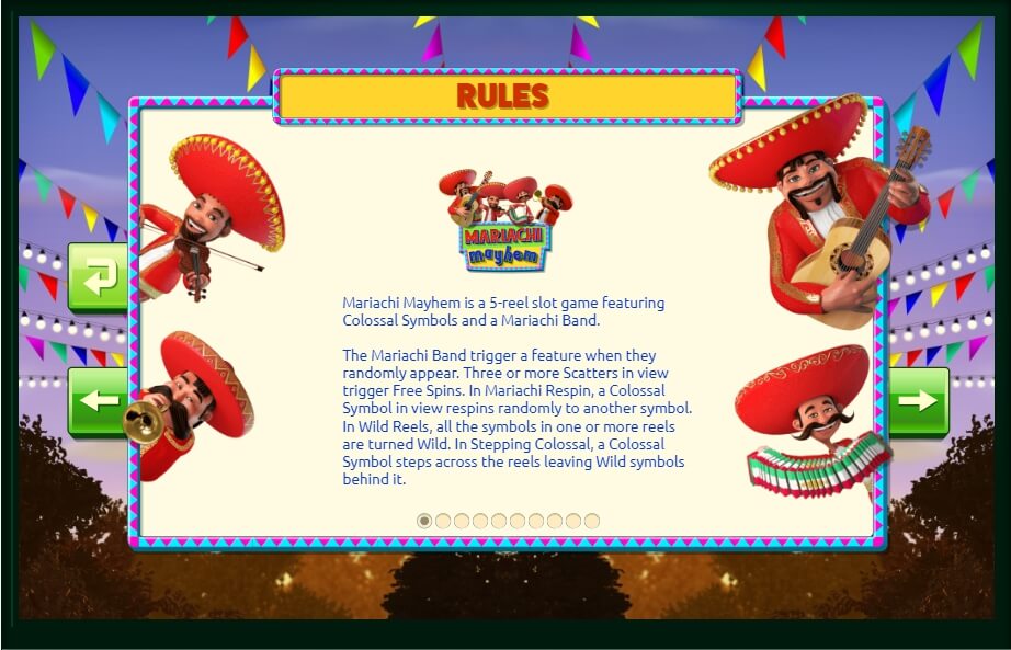 mariachi mayhem slot machine detail image 9