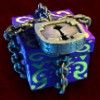 blue box: a scatter symbol - magic shoppe