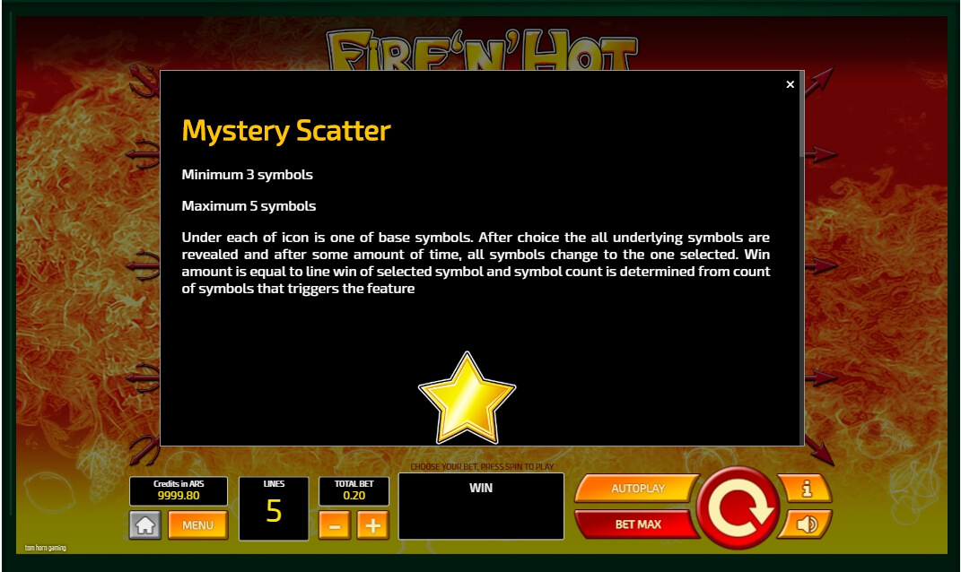 fire’n’hot slot machine detail image 4