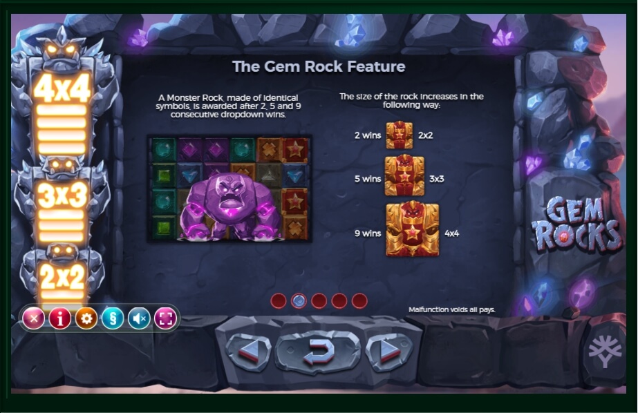 gem rocks slot machine detail image 3