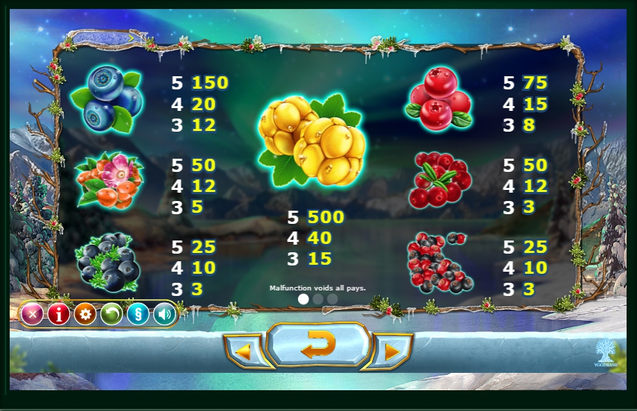 winterberries slot machine detail image 2